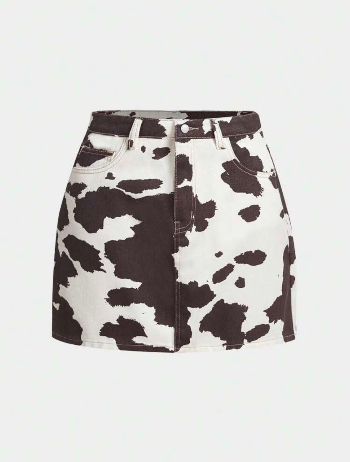 Cow print skirt (never worn)