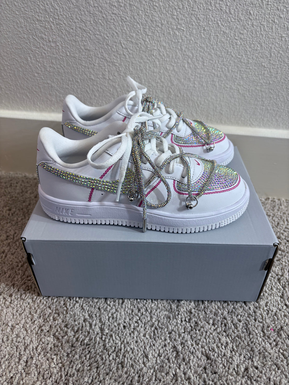 Custom Bling Nike Air Force 1’s