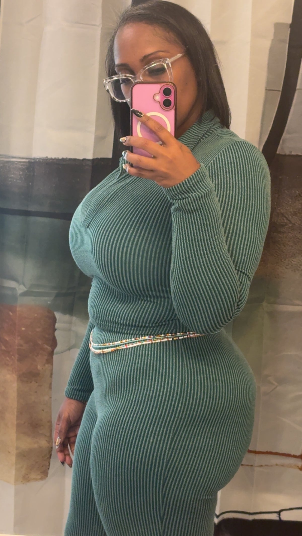 Two piece green