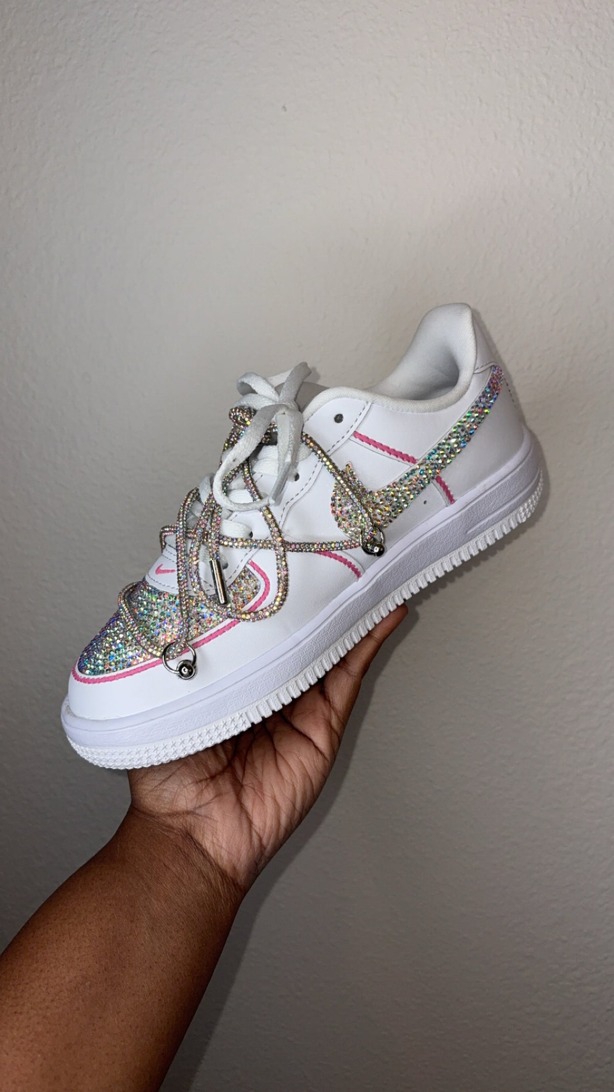 Custom Bling Nike Air Force 1’s
